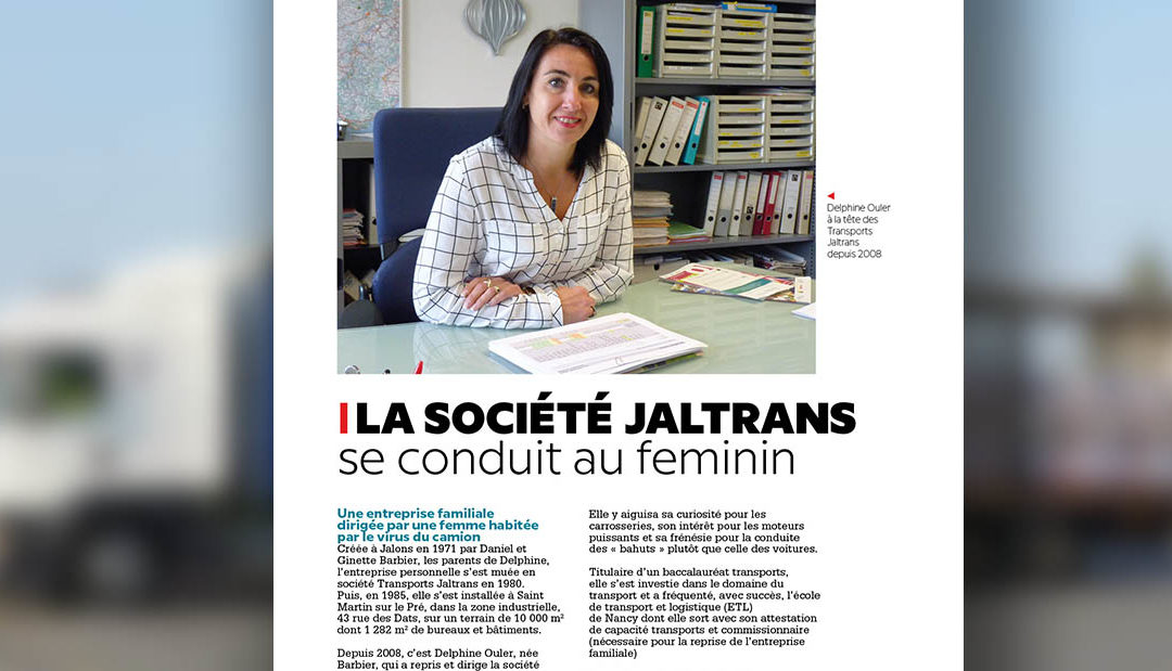 La société Jaltrans se conduit au féminin